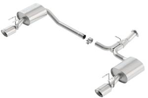 Borla - Borla 13-15 Honda Accord Coupe 3.5L FWD SS Rear Section Single Split Rear Exit Touring Exhaust - 11853 - Image 2