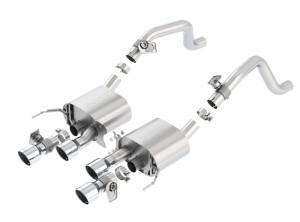 Borla 14-15 Chevy Corvette C7 6.2L RWD w/AFM &NPP S-Type Dual Round Rolled Center Rear Exit Exhaust - 11855