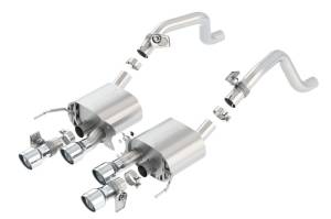 Borla - Borla 2014 Chevrolet Corvette C7 6.2L 8cyl S Type Exhaust w/ NPP Dual Mode (rear section only) - 11874 - Image 2