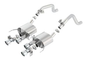 Borla - Borla 2014 Chevrolet Corvette C7 6.2L 8cyl ATAK Exhaust w/ NPP Dual Mode (rear section only) - 11875 - Image 2