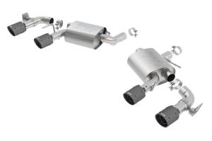 Borla - Borla 2016 Chevy Camaro SS V8 AT/MT ATAK Rear Section Exhaust with Dual Mode Valves - 11925CFBA - Image 2