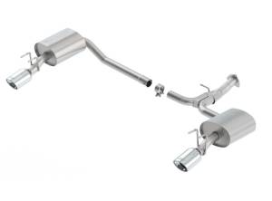 Borla 16-17 Honda Accord Axle-Back S-Type Exh 2.25in To Muffler Dual 2.0in Out 4.25in x 3.5in Tip - 11949