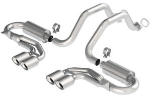 Borla - Borla 97-04 Corvette Coupe/Conv/Hatchback 5.7L 8cyl 4spd/6spd RWD Classic S-Typein Cat-Back Exhaust - 140039 - Image 2