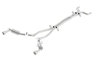 Borla - Borla 2010 Camaro 6.2L V8 S Type Catback Exhaust (does not work w/ factory ground affects package - - 140280 - Image 2