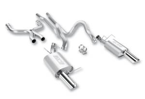 Borla - Borla 2011-2012 Mustang GT 5.0L 8cyl 6spd RWD Agressive ATAK Catback Exhaust - 140372 - Image 2