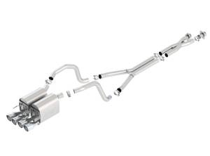 Borla 05-08 Chevrolet Corvette Coupe/Conv 6.0L/6.2L 8cyl 4spd/6spd RWD inS-Type IIin Catback Exhaust - 140452