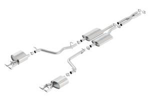 Borla - Borla 11-14 Dodge Challenger 3.6L AT/MT RWD 2Dr Single Split Rear Exit Rectangle Tip Catback Exhaust - 140482 - Image 2