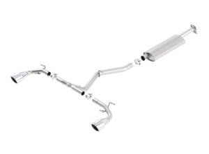 Borla 13-15 Scion FR-S 2.0L 4cyl 6spd / 13 Subaru BRZ 2.0L 4cyl 6spd SS Catback Exhaust - 140496