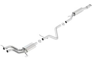 Borla - Borla 13-15 Hyundai Veloster Turbo 1.6L AT/MT FWD 2dr Dual Center Rear Exit Cat-Back Exhaust - 140506 - Image 2