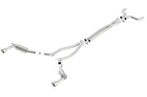 Borla - Borla 14-15 Chevy Camaro SS 6.2L V8 Single Split Rear Exit S-Type Catback Exhaust - 140530 - Image 2