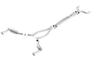 Borla - Borla 14-15 Chevy Camaro SS 6.2L V8 Single Split Rear Exit ATAK Catback Exhaust - 140532 - Image 2