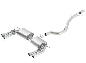 Borla 13-15 Audi S3 S-Type Dual Round Rolled Catback Exhaust - 140631