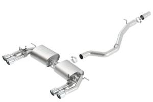 Borla - Borla 13-15 Audi S3 S-Type Dual Round Rolled Catback Exhaust - 140631 - Image 2