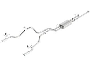 Borla - Borla 14-15 Toyota Tundra 4.6L/5.7L Crew Max SB DC SB Touring Cat Back Exhaust Dual Split Rear Exit - 140638 - Image 2