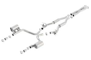 Borla - Borla 2015 Dodge Challenger SRT/392 Hemi 6.4L V8 S-TYPE Catback Exhaust w/ Valves Factory Bezel - 140640 - Image 2