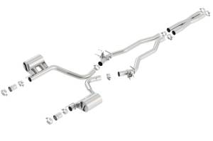 Borla - Borla 2015 Dodge Challenger SRT/392 Hemi 6.4L V8 ATAK Catback Exhaust w/ Valves Factory Bezel - 140641 - Image 2