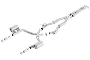 Borla - Borla 2015 Dodge Challenger Hellcat 6.2L V8 S-TYPE Catback Exhaust No Tips Factory Valance - 140642 - Image 2