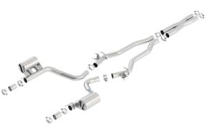 Borla - Borla 15-16 Dodge Challenger Hellcat 6.2L V8 ATAK w/ Valve Simulator CB Exhaust Factory Valance - 140648 - Image 2