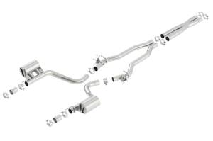 Borla - Borla 2015 Dodge Charger Hellcat 6.2L V8 ATAK Catback Exhaust w/ Valves No Tips Factory Valance - 140667 - Image 2