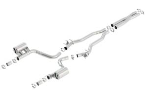 Borla - Borla 15-16 Dodge Charger Hellcat 6.2L V8 ATAK Catback Exhaust w/ Valves No Tips Factory Valance - 140669 - Image 2