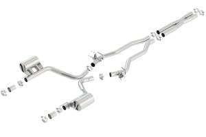 Borla - Borla 15-16 Dodge Charger SRT 392 6.4L No Tip Single Split Rear Exit ATAK w/ Valves Exhaust - 140672 - Image 2