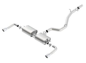 Borla - Borla 14-16 Audi A3 Quattro 2.0L Turbo AT/MT RWD 4DR S-Type Cat-Back Exhaust Single Split Rear Exit - 140682 - Image 1