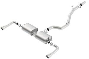 Borla - Borla 14-16 Audi A3 Quattro 2.0L Turbo AT/MT RWD 4DR S-Type Cat-Back Exhaust Single Split Rear Exit - 140682 - Image 2