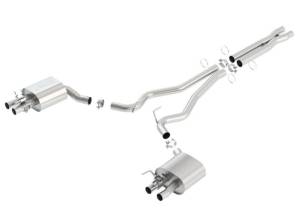 Borla 15-16 Ford Mustang Shelby GT350 5.2L ATAK Cat Back Exhaust (Uses Factory Valence) - 140684