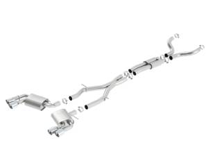 Borla Chevy 16-17 Camaro 6.2L ATAK Catback w/ Dual Tips (NPP) Dual Split Rear Exit - 140688