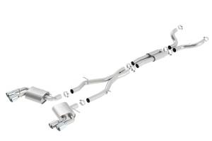 Borla - Borla Chevy 16-17 Camaro 6.2L ATAK Catback w/ Dual Tips (NPP) Dual Split Rear Exit - 140688 - Image 2