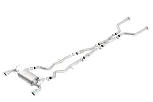 Borla - Borla 2017 Infiniti Q60S 3.0T V6 S Type Catback Exhaust - 140703 - Image 2