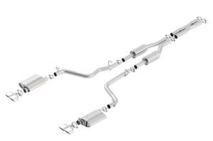 Borla - Borla 09-14 Dodge Challenger R/T 5.7L RWD 2Dr. 2.5in. ATAK CB Exhaust - Dual Split Rear Exit - 140708 - Image 2