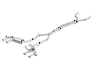 Borla - Borla 2017+ Chevy Camaro ZL1 6.2L S-Type Catback Exhaust w/ Dual Split Rear Exit - 140726 - Image 2