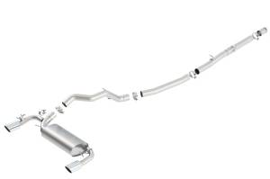 Borla - Borla 16-17 Ford Focus RS 2.3L MT Round Angle-Cut Tips Split Rear Exit ATAK Catback Exhaust - 140730 - Image 2