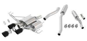 Borla 17-18 Honda Civic Type-R FK8 ATAK Cat-Back Exhaust w/ Ceramic Black Tips - 140738CB