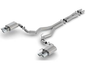 Borla 2018 Ford Mustang GT 5.0L AT/MT 3in S-Type Catback Exhaust w/ Valves - 140742