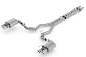 Borla - Borla 2018 Ford Mustang GT 5.0L AT/MT 3in S-Type Catback Exhaust w/ Valves - 140742 - Image 2