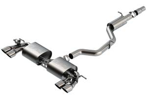 Borla 18-19 VW Golf R MK7.5 2.0L S-Type CatBack Exhaust w/ Resonator - 140831SB