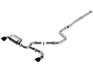 Borla 19-20 Hyundai Veloster N 2.0L I4 MT FWD 2DR 3in ATAK CatBack Exhaust w/ Black Chrome Tips - 140832BC