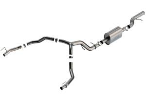 Borla 21-22 Cadillac Escalade 6.2L V8 2/4WD 4DR S-Type Cat-Back Exhaust w/ Factory Bezel Tips - 140890