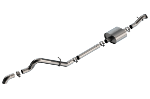 Borla 21-22 Ford Bronco 2.3L 2DR/4DR T-304 Stainless Steel Cat-Back Touring Exhaust - Brushed - 140897