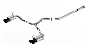 Borla 2022 Subaru WRX 2.4L Turbo AT/MT AWD S-Type Catback Exhaust CB Tips - 140907CB