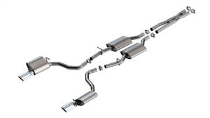 Borla 19-23 Dodge Charger GT 3.6L V6 RWD S-Type Catback Exhaust - Polished Tips - 140917