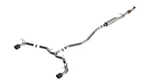 Borla 2023 Integra/22-23 Civic Si 1.5L 4 CYL. MT FWD 4DR 2.50in S-Type Catback Exhaust Carbon Fiber - 140922CFBA