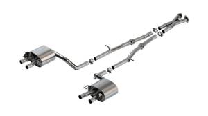 Borla 22-23 Kia Stinger 3.3L V6 Turbo 2.25in Pipe Dia Dual Split Rear Exit S-Type Cat-Back Exhaust - 140936