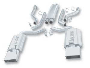 Borla - Borla 92-96 Chevrolet Corvette Hatchback/Conv 5.7L 8cyl 4/6 Spd Touring SS Catback Exhaust - 14385 - Image 2