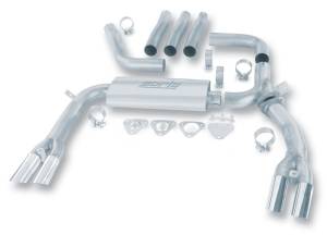 Borla - Borla 84-92 Chevrolet Camaro / Pontiac Trans Am 5.0L/5.7L V8 3in Adj SS Cat-Back Exhaust w/ Adapters - 14888 - Image 2