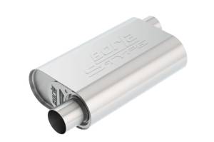 Borla - Borla CrateMuffler SBC Hot 350/383 2.5in Offset/Center 14in x 4.35in x 9in S-Type Muffler - 400773 - Image 2