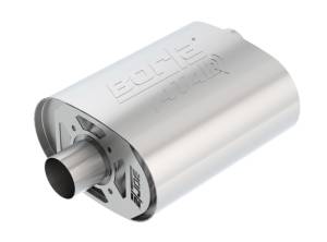 Borla - Borla CrateMuffler Ford 5.0L Coyote ATAK 2.5in Offset/Center 12in x 6in x 10.34in Muffler - 400856 - Image 1