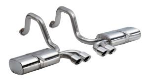 Corsa Performance - Corsa 97-04 Chevrolet Corvette C5 Z06 5.7L V8 Polished Sport Axle-Back Exhaust - 14111 - Image 2